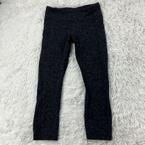 Lululemon Pace Rival Crop *22" Formation Camo Deep Coal Multi / Black